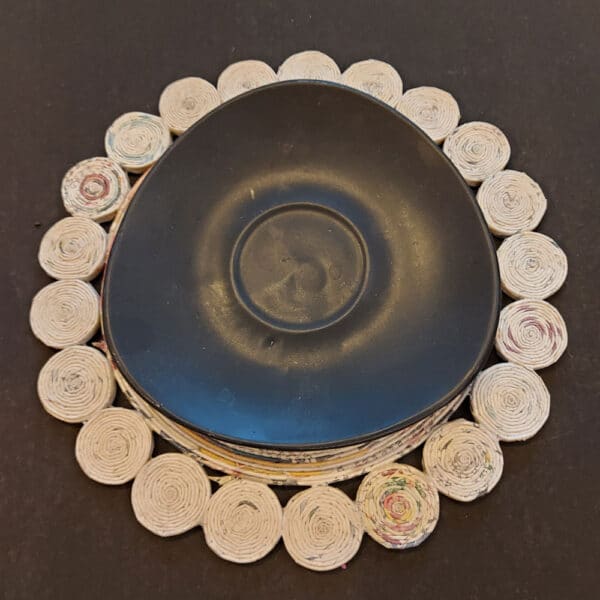 PWTA020-Paper-Upcycled-Flower-Mats-2 Handcrafted Paper Natural Flower Mats