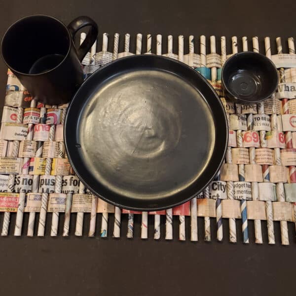 PWTA025-Upcycled-Paper-Weaved-Mats-2 Upcycled and Handcrafted Weaved Mats