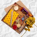eco friendly evil eye rakhi gift box