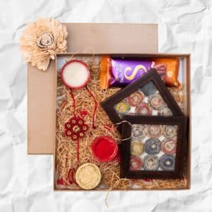 eco friendly red rakhi