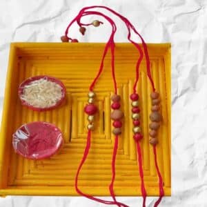 eco friendly terracota rakhi