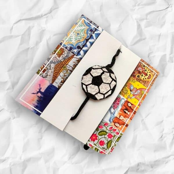 organic-eco-friendly-paper-mashie-foot-ball-rakhi-2 organic eco friendly rakhi