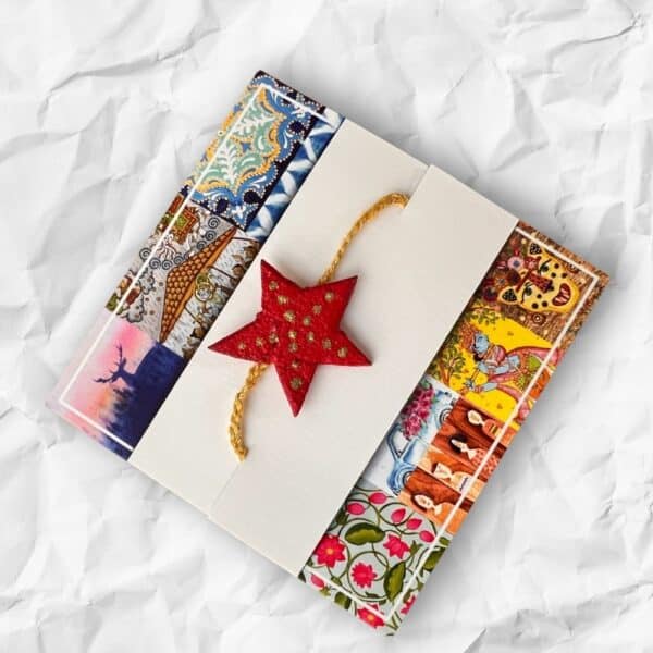 organic-eco-friendly-paper-mashie-star-rakhi-2 organic eco friendly rakhi