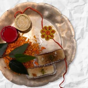 organic, eco friendly Yellow Blossom Rakhi