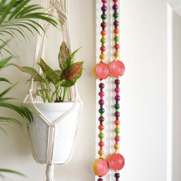 yellow-beaded-door-string door string