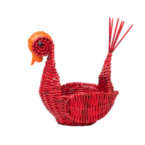 Paper Wings Eco Nest Bird Basket (Red)