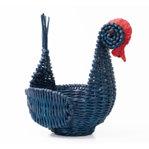 Paper Wings Eco Nest Bird Basket (Blue)