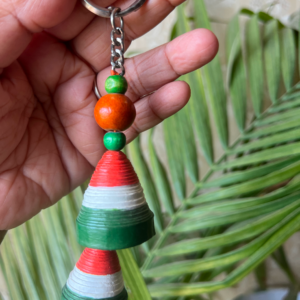 Paper Wings Tricolour Key ring