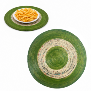 Paper Wings Green Living Dining Mats (12IN) Green
