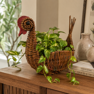 Paper Wings Eco Nest Bird Basket (Brown)